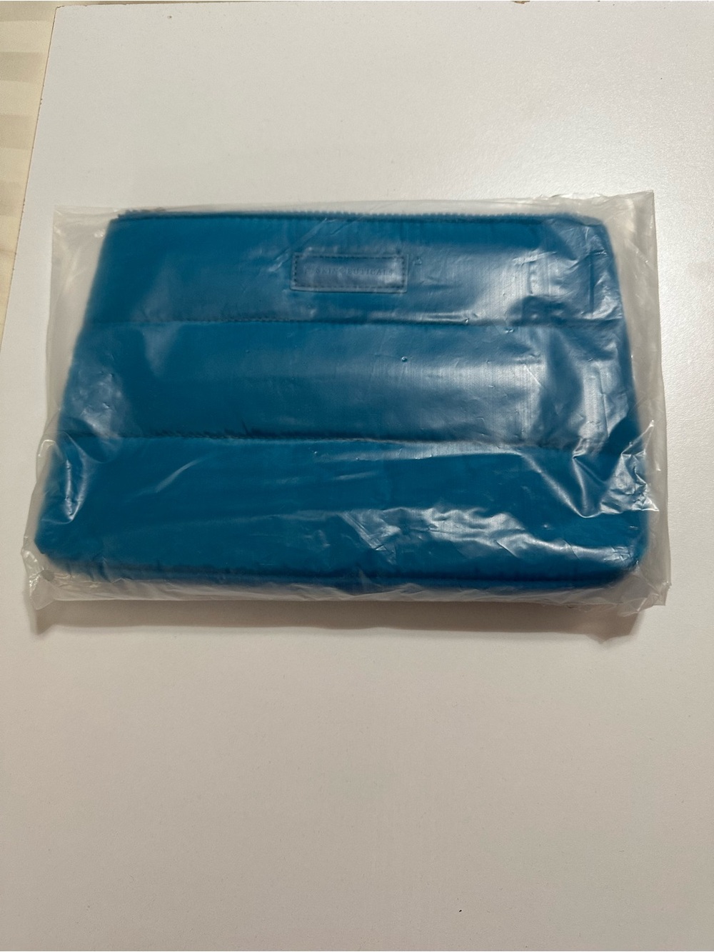 SkinCeuticals Turquoise Quilted Cosmetic Pouch - Picture 6 of 7
